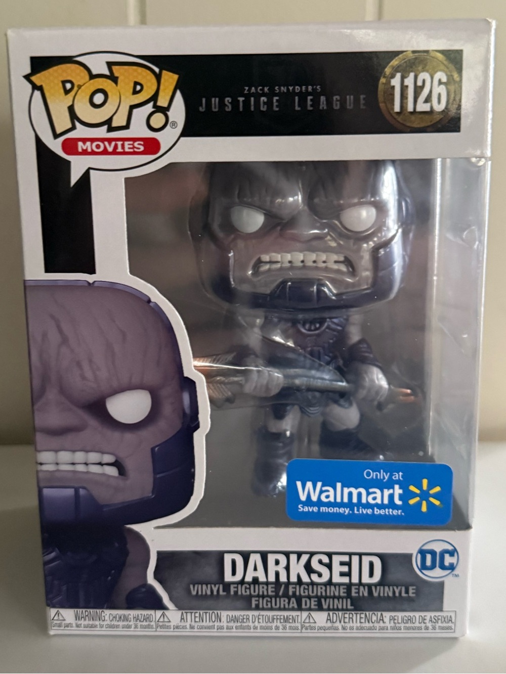 Funko Pop! Darkseid Purple and Silver Vinyl Figure